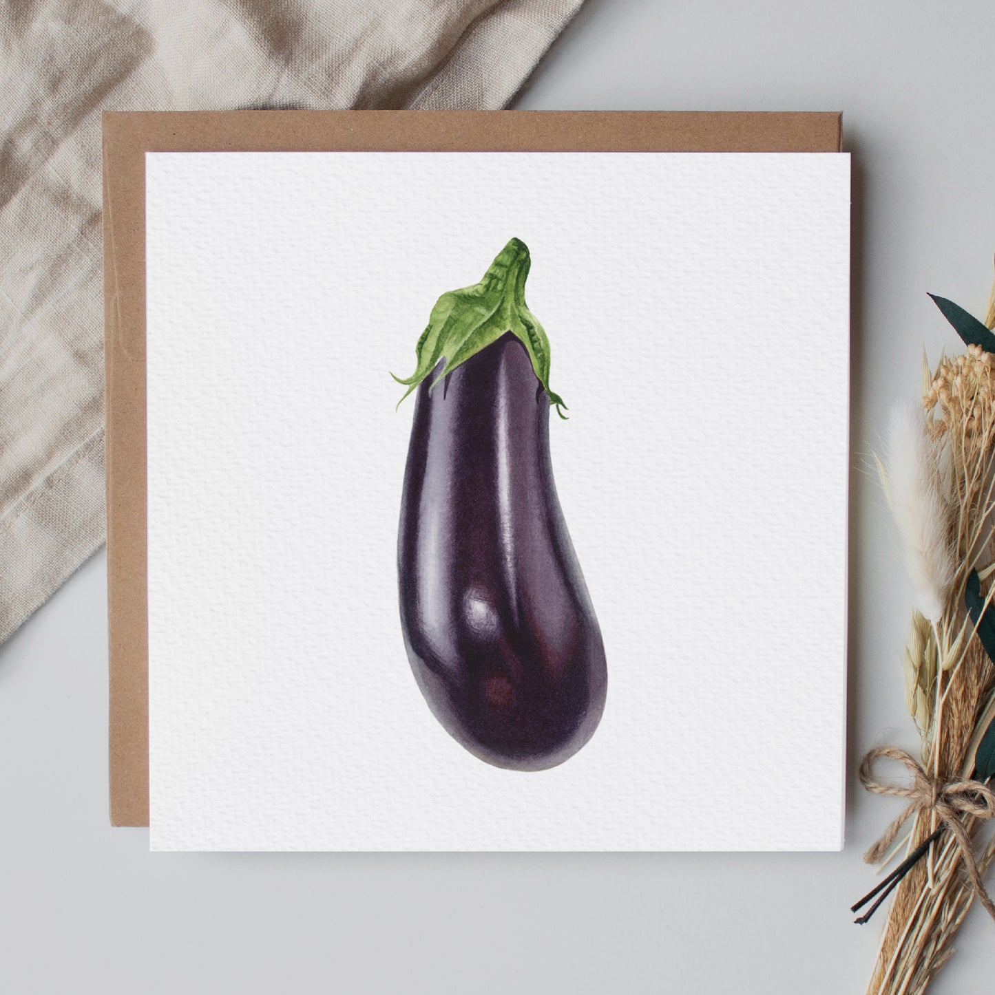 Eggplant Greeting Card