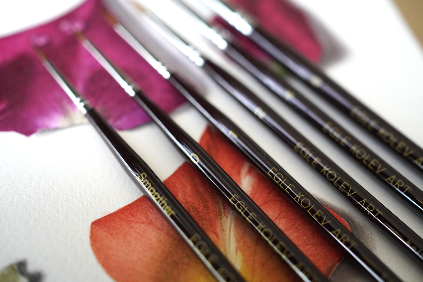 Fine Watercolour Pure Kolinsky Sable Brushe Set