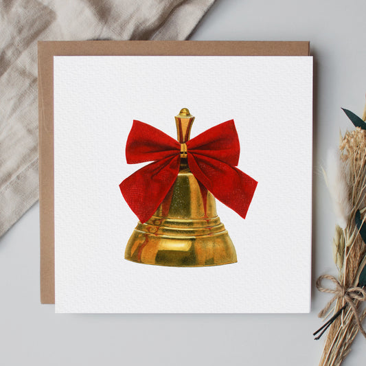 Golden Bell Greeting Card