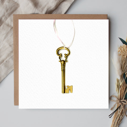 Golden Key Greeting Card
