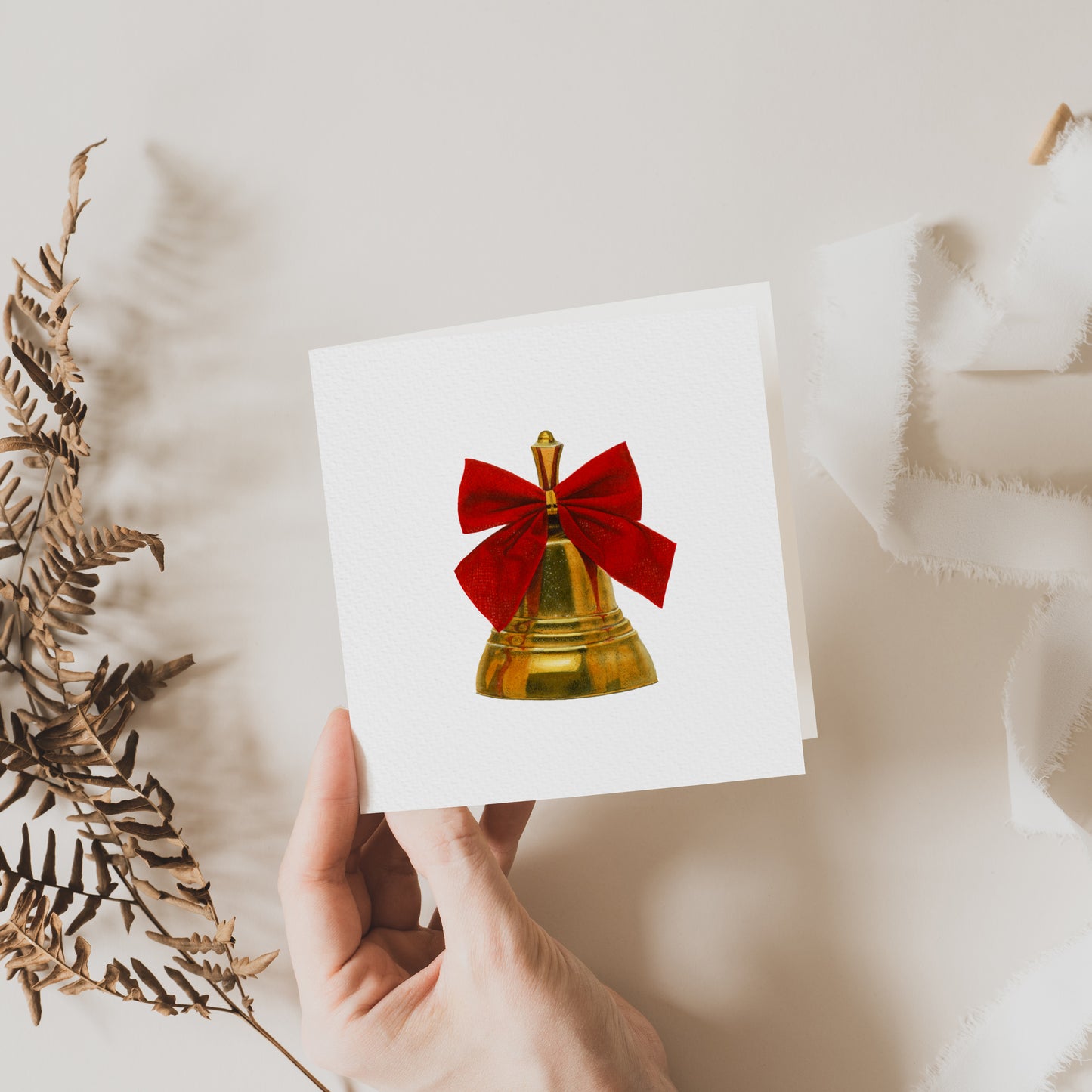 Golden Bell Greeting Card