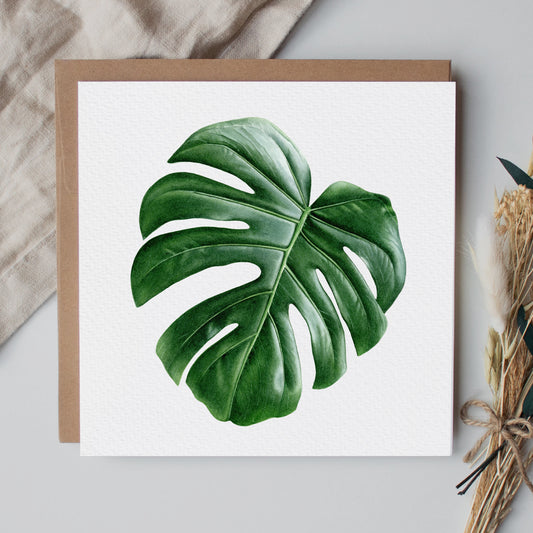 Monstera Greeting Card