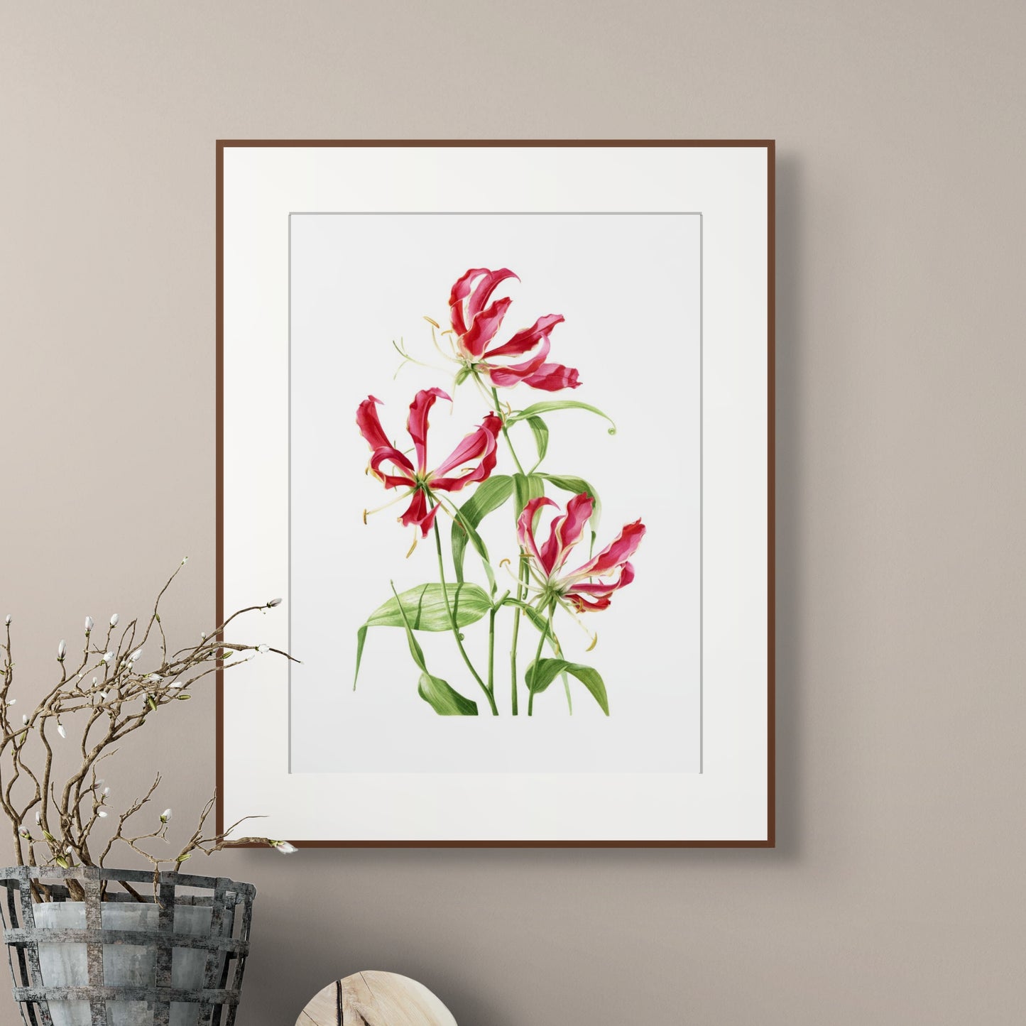 "Flame Lily" Limited Edition Giclée Fine Art Print