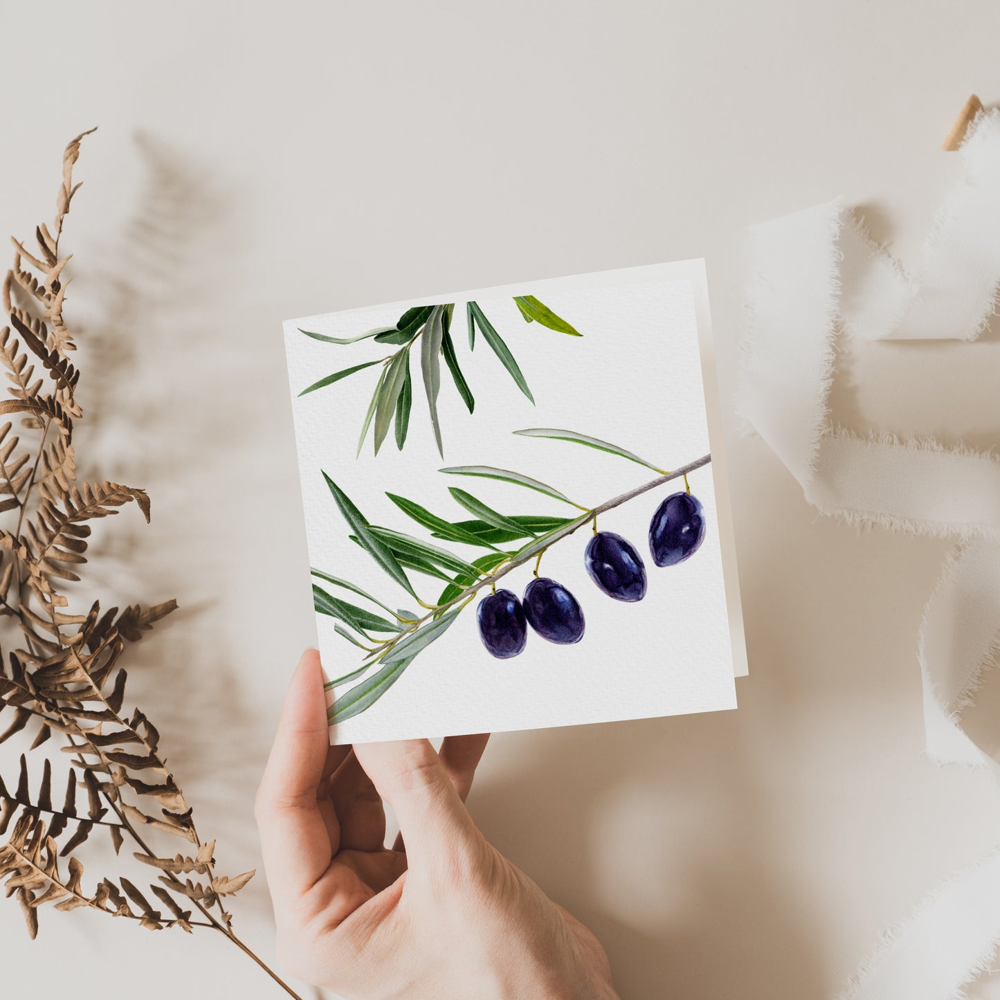 Black Olive Greeting Card