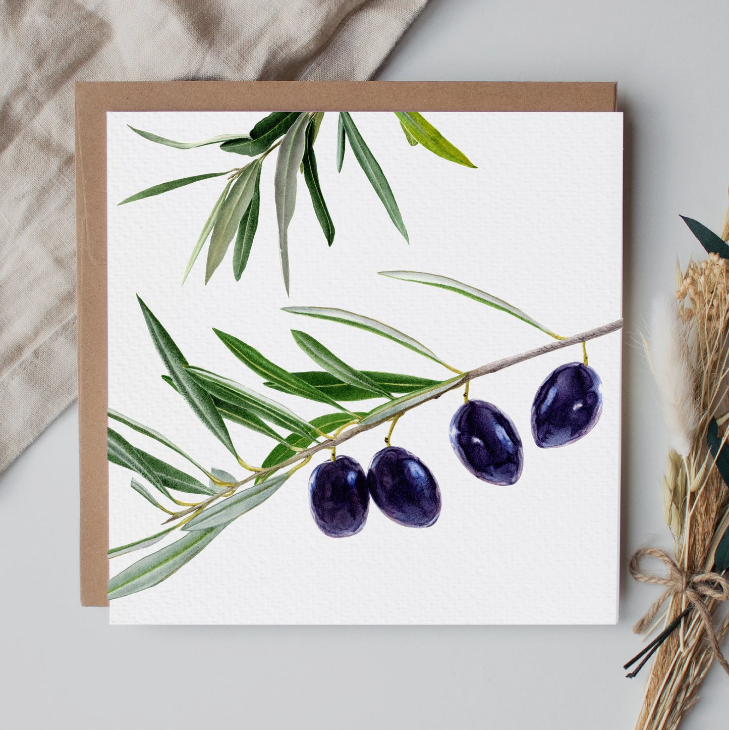 Black Olive Greeting Card